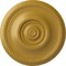 Ekena Millwork Raynor Ceiling Medallion (Fits Canopies up to 6"), Hand-Painted Iridescent Gold, 20 5/8"OD x 1 3/8"P CM20BEIGS - alternate 1